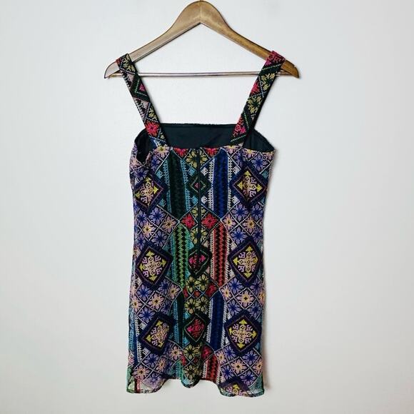 Bandit & the Babe Bermuda Patchwork Mini Dress Women’s Size Small Multicolor - Picture 7 of 12